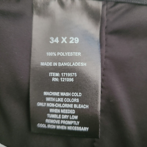 NWT‎ ENGLISH LAUNDRY Men's Pants Black 34 W x 29 Straight Leg Casual Work Career - Picture 12 of 12